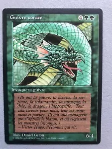 Mtg Carte Magic Fbb Craw Wurm French NM - Picture 1 of 1