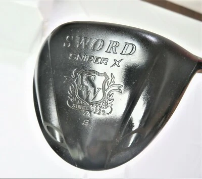 MATT BLACK KATANA SWORD SNIPER X DRIVER 8DEG S-FLEX Japan Limited Golf NWO - Image 1 of 4