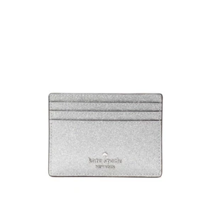 Kate Spade Glimmer Glitter Small Slim Kartenetui mit Geschenkbox Mondlicht KE448 - Bild 1 von 5