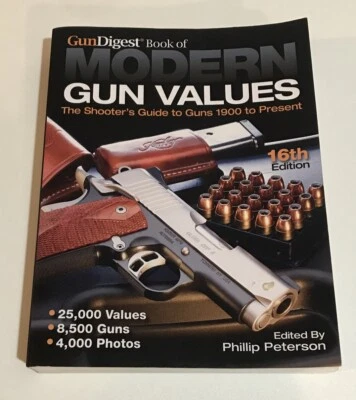 The Gun Digest Book of Modern Values By Phillip Peterson 16th Edition 2011 Foto 1 de 4