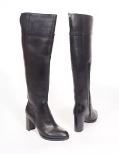 Nine West Vengeance Damen Overknee-Stiefel schwarz Leder Absatz - Bild 1 von 3