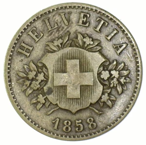 SUIZA 1858B 20 RAPEN MUY BONITO CH EN MUY BUEN ESTADO KM-7 #2 DE 2 - Imagen 1 de 2