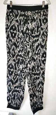 RUE21 Size Large Women's Black & Tan Casual/Lounge Pants NWT Animal Print  - Изображение 1 из 2