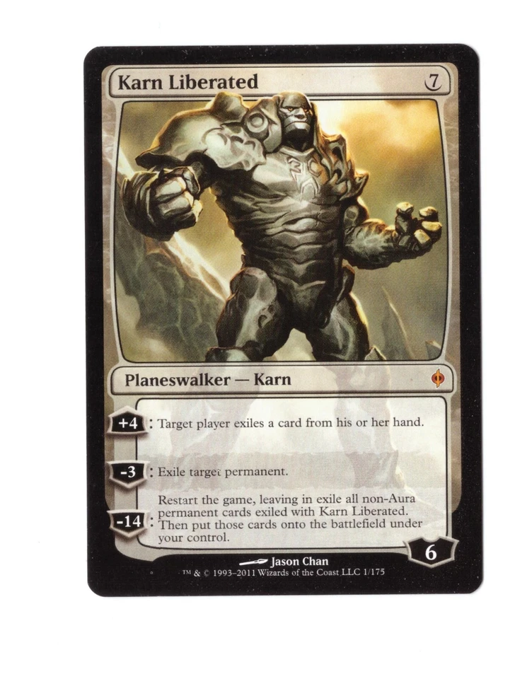 MTG New Phyrexia - 1x  Karn Liberated - LP - Image 1 of 1