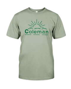 Vintage Coleman Lantern Sunrise Logo T-Shirt - Picture 1 of 7