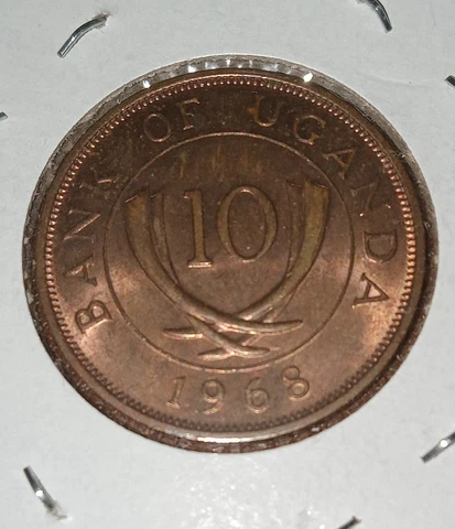 Uganda 1968 10 Cents Coin94 Cover