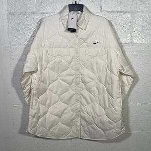 Gabardina acolchada Nike Sportswear Essentials para mujer - vela/negro - Imagen 1 de 8