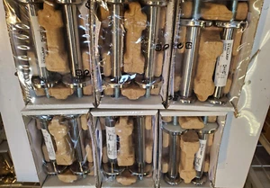 New IKEA STALLARP Leg for BESTA Steel Chrome-Plated 3 7/8" 203.905.74-Set of 12 - Picture 1 of 7