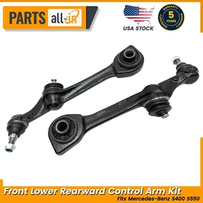 Front Lower Rearward Control Arm w/ Ball Joint Fits Mercedes-Benz S400 S550 S600 - Image 1 of 4