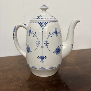 Vintage Masons Denmark Blue - Coffee Pot 2 Pint Excellent Condition - Picture 1 of 9