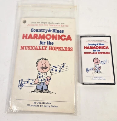 Country & Blues Harmonica for the Musically Hopeless - Book and Tape - Image 1 of 4