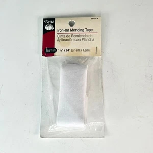 Dritz Iron-on Mending Tape White 1-1/4in x 64in (3.1cm x 1.6m) 1ct NWT - Picture 1 of 8