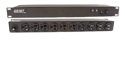Geist Rackmount 10 Outlet  SP104-1025 20A 125V 60Hz. - Image 1 of 4