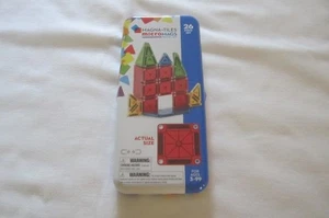 Preowned MAGNA-TILES microMAGS Travel Set 26-Pieces Magnetic Construction Set - Picture 1 of 4