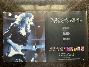 Álbum Bonnie Raitt 1996 "probado en carretera" 11x18 2 páginas anuncio impreso - Imagen 1 de 1