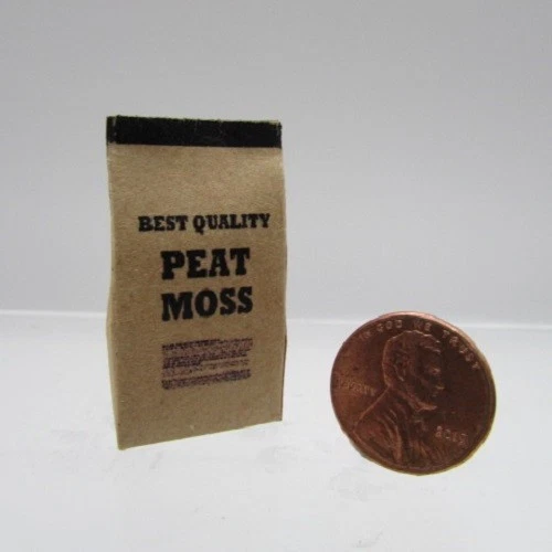 Bolso de musgo turba réplica detallada miniatura casa de muñecas HR56003 Foto 1 de 1