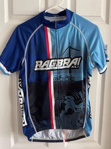 Ragbrai XLI Iowa Primal Radtrikot Full Zip Blau Herren Gr. L - Bild 1 von 7