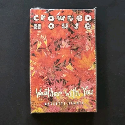 CROWDED HOUSE "Weather With You" STILL SEALED AUSSIE 1992 CASSETTE SINGLE - Image 1 of 2