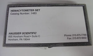 Hausser Scientific Cat No 1483 Hemacytometer Set - Picture 1 of 7