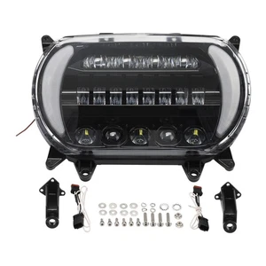 LED Headlight Assembly Turn Signal Light Fit For Harley Road Glide 2015-2023 - Picture 1 of 12