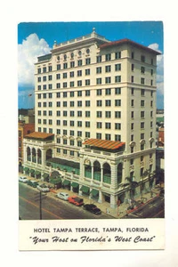 1955 Hotel Tampa Terrace, TAMPA FLORIDA Postcard - Picture 1 of 1