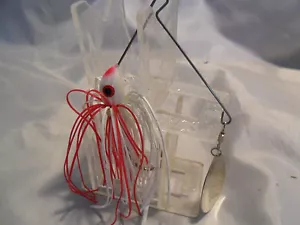 Beste Bassausrüstung... 3/8 Unzen Spinnerbait weiß neu im Paket #6 - Bild 1 von 4