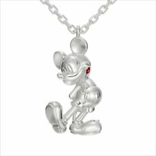 Disney mickey mouse figure Pendant Necklace Silver Designers Work Japan 