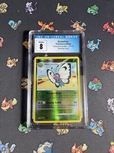 Cartas Pokémon Butterfree 14/106 Grandes Encuentros Holograma Inverso Raro - CGC 8 - Imagen 1 de 2