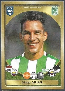 PANINI-2017 FIFA 365- #508-ATLETICO NACIONAL-DIEGO ARIAS - Picture 1 of 1