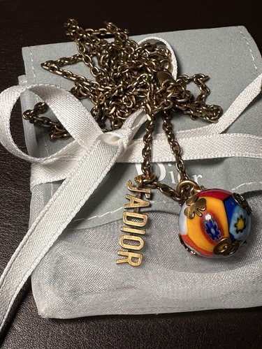 Collana Dior Tribales con pendente in murrina colorata
