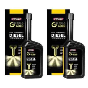 WYNNS 2 x 500ml GOLD Diesel Powerful Fuel System Injector Cleaner Treatment - Picture 1 of 1