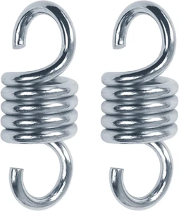 2 Pcs Heavy Duty Spring Hammock Chair Spring Porch Swing Springs Hook Suspension - Picture 1 of 12
