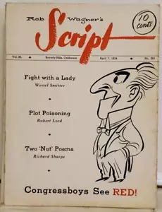 Rob Wagner's Script Fight with a Lady No. 265 Vol. XL (1934, PB) Used (446) - Foto 1 di 19