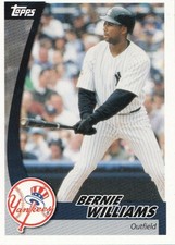 Bernie Williams New York YankkesTopps # 3 of 30 2002 Post Baseball Card ..