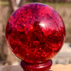 154G Natürliche Titan Regenbogen Quarz Kugel Kristallkugel Heilung - Bild 1 von 20