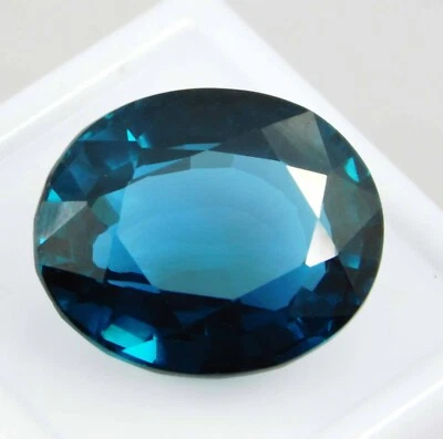 Natural 21.40 Ct kenya Blue Garnet Oval Cut CERTIFIED Loose Gems - Image 1 of 4