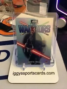 DARTH MAUL WARRIORS 2023 Topps Star Wars Finest FW-13 - Picture 1 of 2