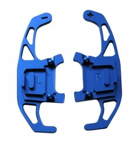 Blue Paddle Shifter Lever Extensions For VW Golf MK7 7.5 VII R GTI GTD TSI DSG - Picture 1 of 4