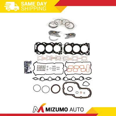 Full Gasket Set Bearings Rings Fit 05-09 Nissan Pathfinder Xterra 4.0L VQ40DE - Image 1 of 4
