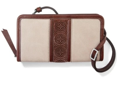 NUEVO CON ETIQUETAS Brighton Ferrara St Tropez Cartera Grande Bandolera Cuero Precio de venta sugerido por el fabricante $255 Foto 1 de 4