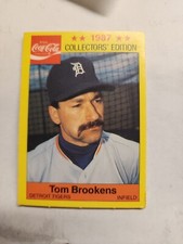 1987 Coca Cola Detroit Tigers Baseball Card Team Set