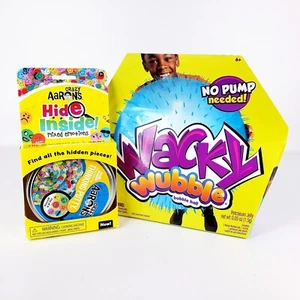 Wacky Wubble Bubble Ball & Crazy Aaron's Hide Inside conjunto de regalos emo mixtos - azul - Imagen 1 de 9