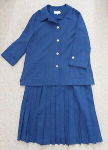 Fabulous, worn once, blue Cotswold Collection size 22 skirt and jacket set
