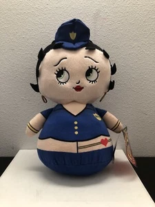 Kelly Toy Plush Betty Boop Stuffed Doll Toy 2017 Police Officer 9" New - Picture 1 of 5