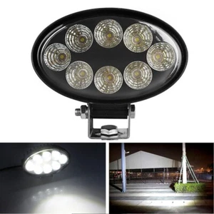 6000K LED Fog Light 5inch 60W Oval Work Lamp Tractor Flood Beam Waterproof - Picture 1 of 20