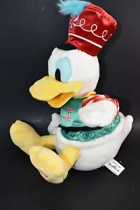 2013 HALLMARK DISNEY PELUCHE SCHIACCIANOCI DOLCI DONALD DUCK MUSICAL SUONO NATALE - Foto 1 di 9