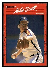 1990 Donruss #207 MIKE SCOTT Houston Astros ~F4P