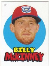2016 Topps Heritage Minor League 1967 Topps Sticker #17 Billy McKinney