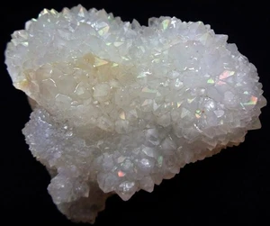 POINTED APOPHYLLITE CRYSTALS W/ RAINBOW EFFACT FORMATION - Picture 1 of 5
