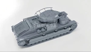 3D Druck 1/72 Soviet Medium Tank T-28А unbemalt - Bild 1 von 5